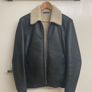 Theory Aviator Jacket, Black, XS